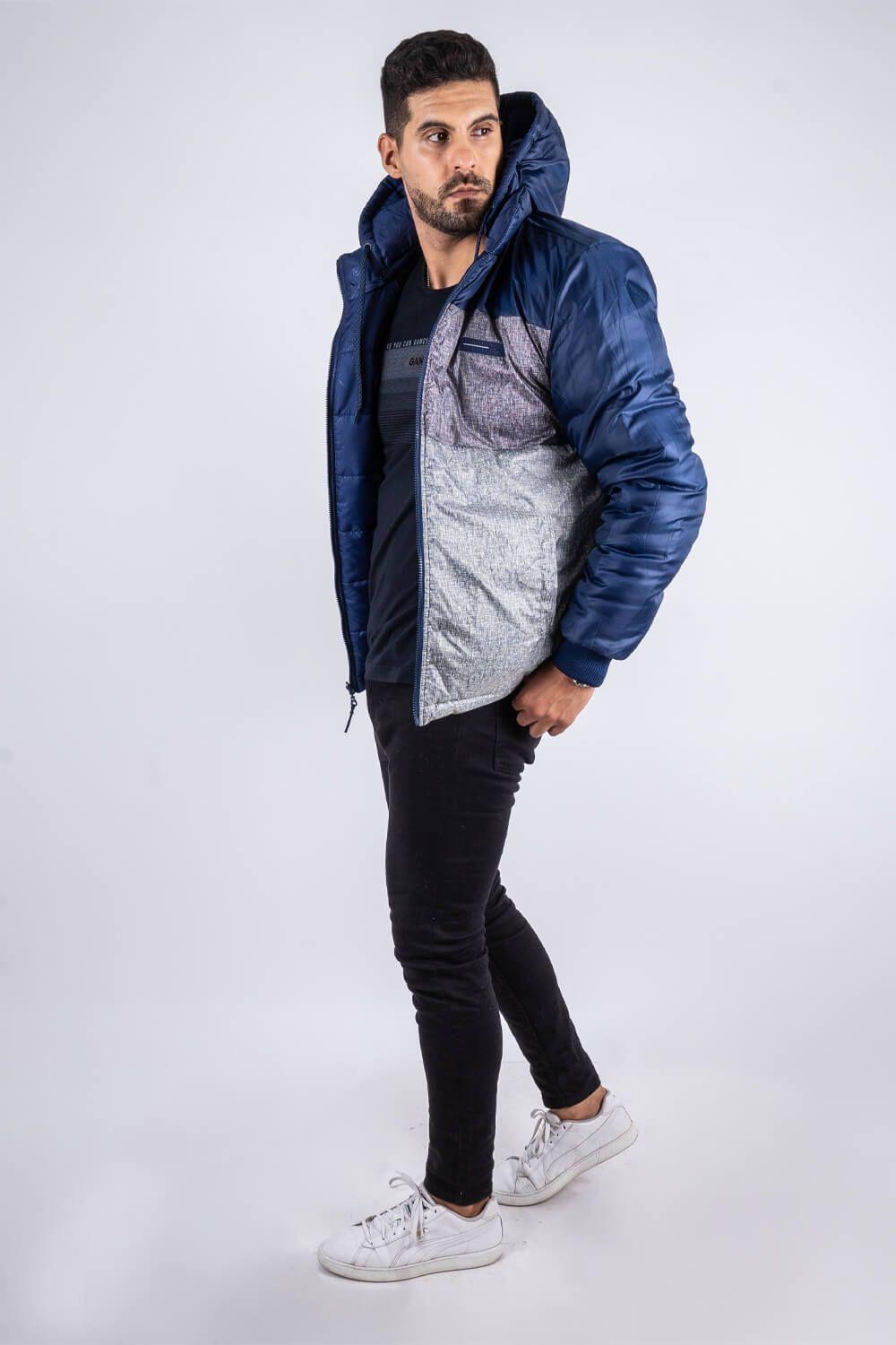 Parka Reverse Azul Gangster-4