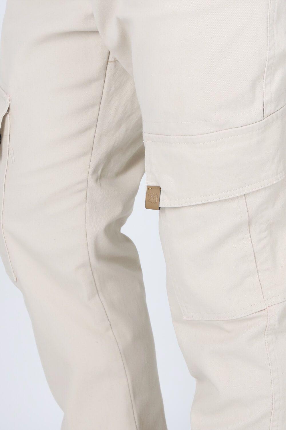 Pantalon Jogger Canvas Recruit Beige Gangster-3