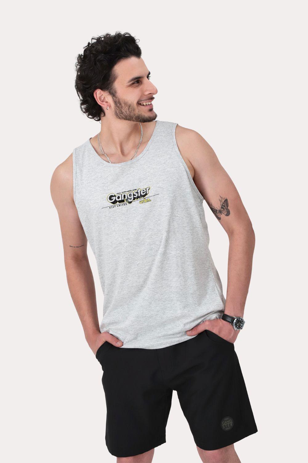Polera Sm Urbn Gris Gangster-0