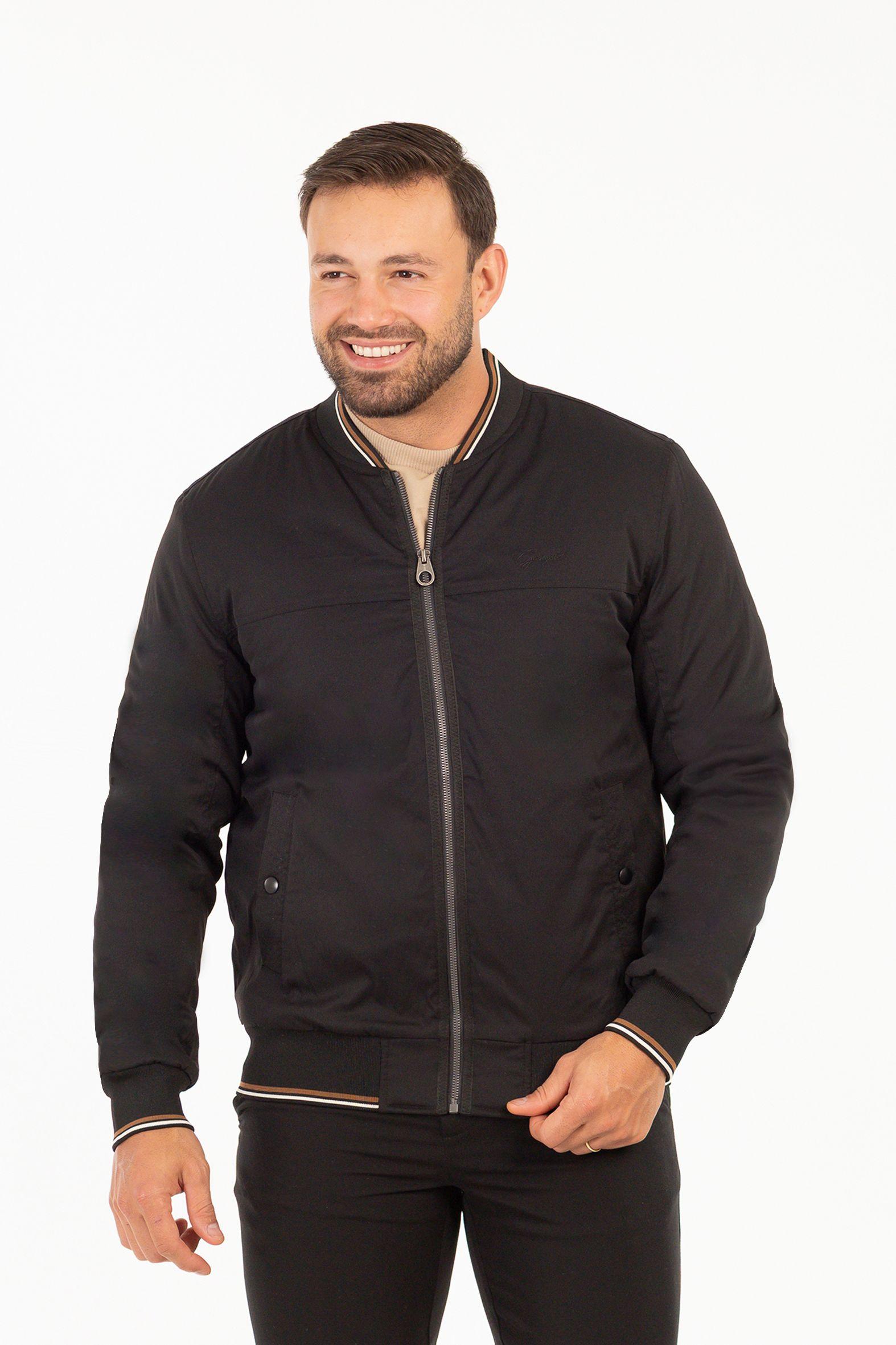 Chaqueta Bomber Neutral Negro-0