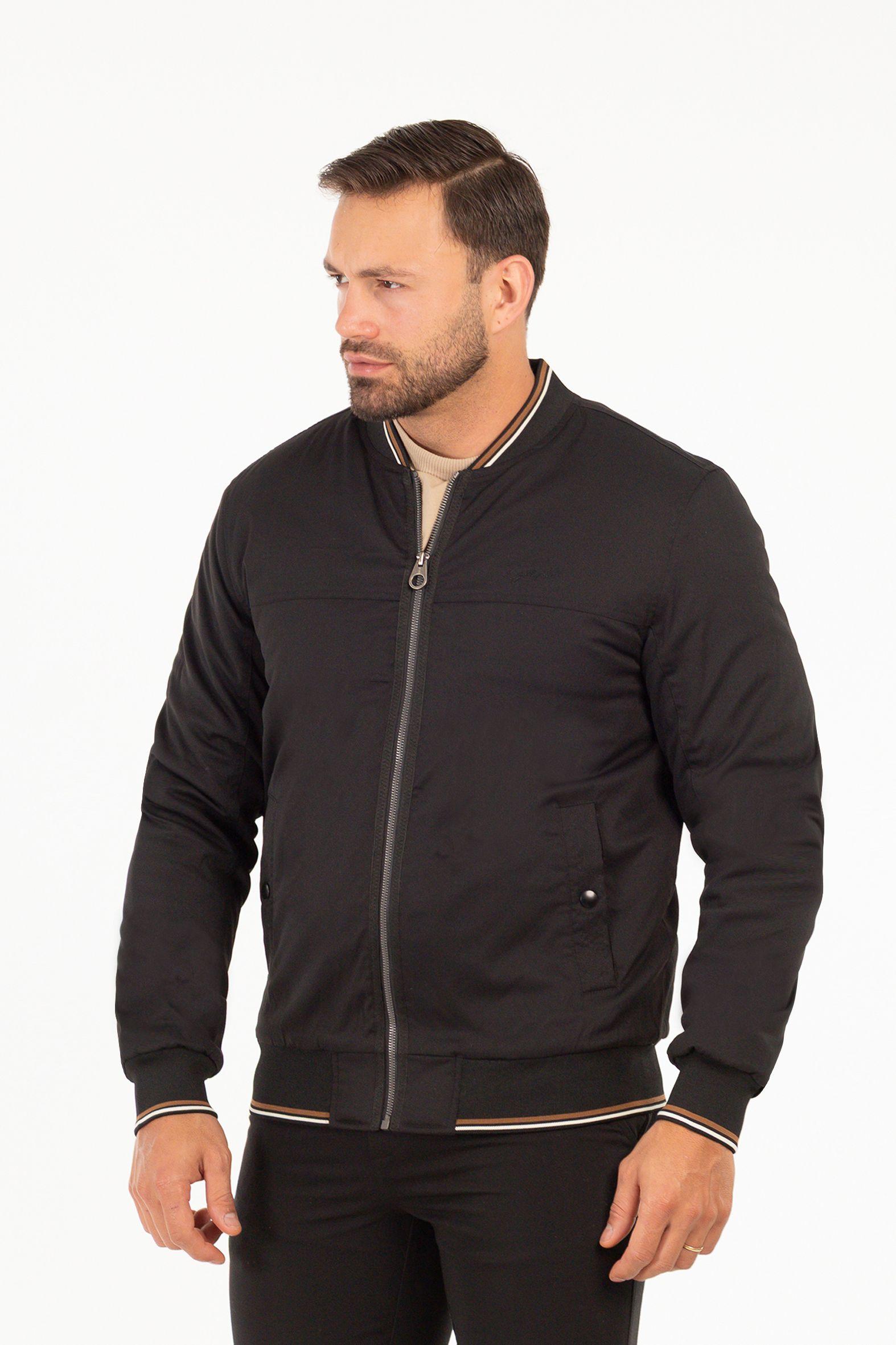 Chaqueta Bomber Neutral Negro-2