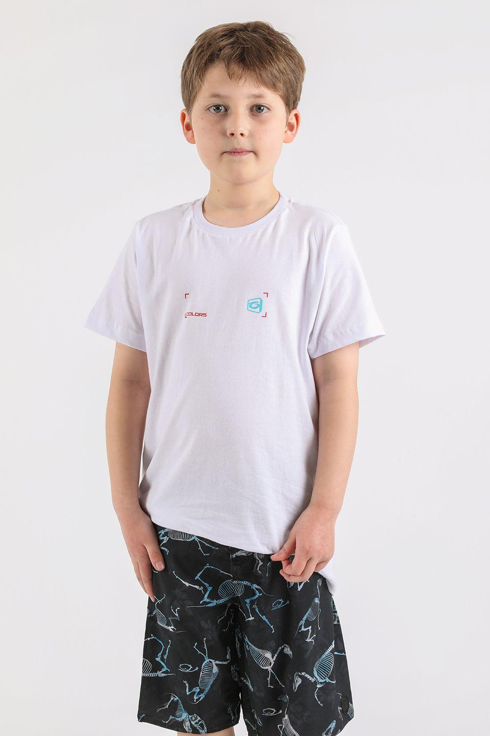 Teen Polera Mc Básica Colors Blanco Gangster-0