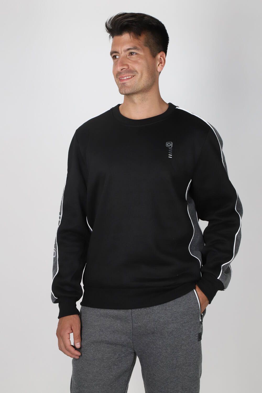 Poleron Crew Boundary Negro Gangster-0
