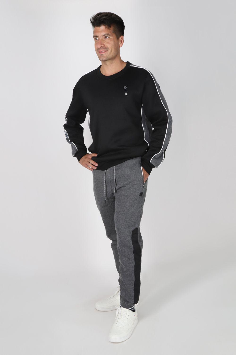 Poleron Crew Boundary Negro Gangster-3