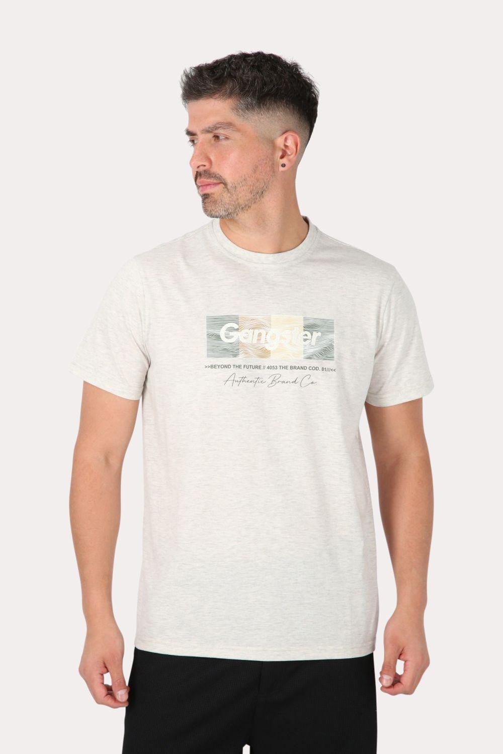 Polera Mc Básica  Cumbuco Gris Gangster-0