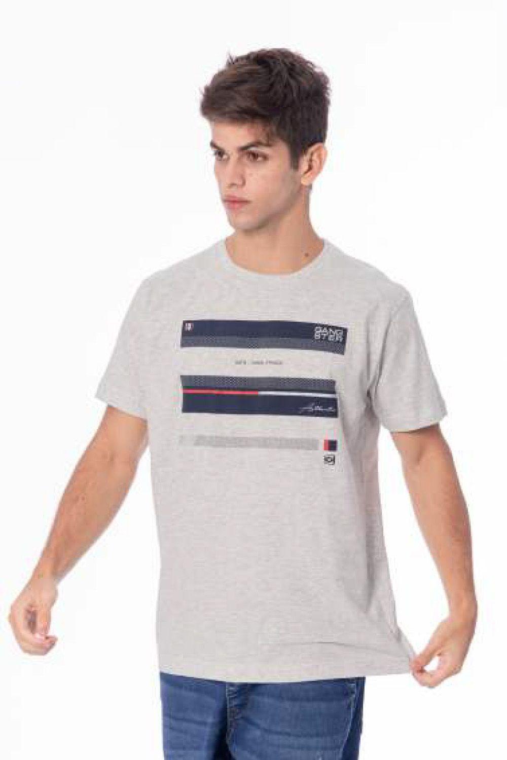 Teen Polera Mc Básica Paris Gris Gangster-0