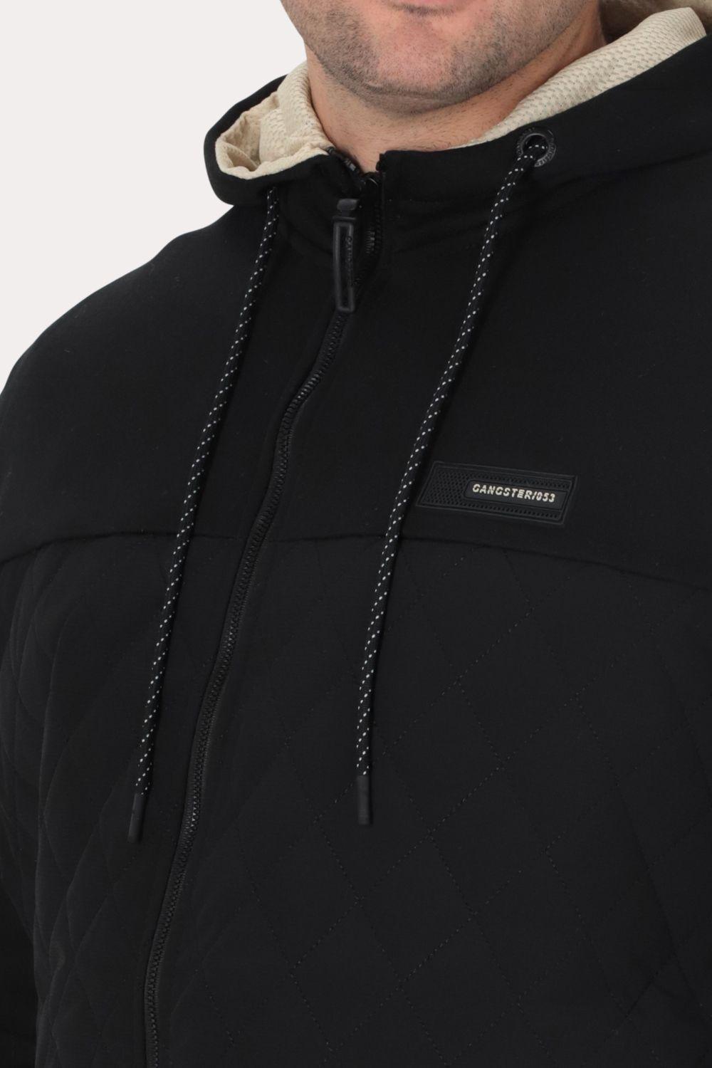 Plus Poleron Hibridas Patchwork Negro Gangster-2