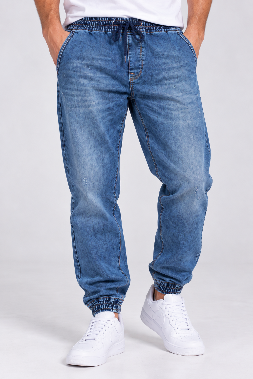 Pantalon  Jogger  Denim 0 Azul  Gangster-0