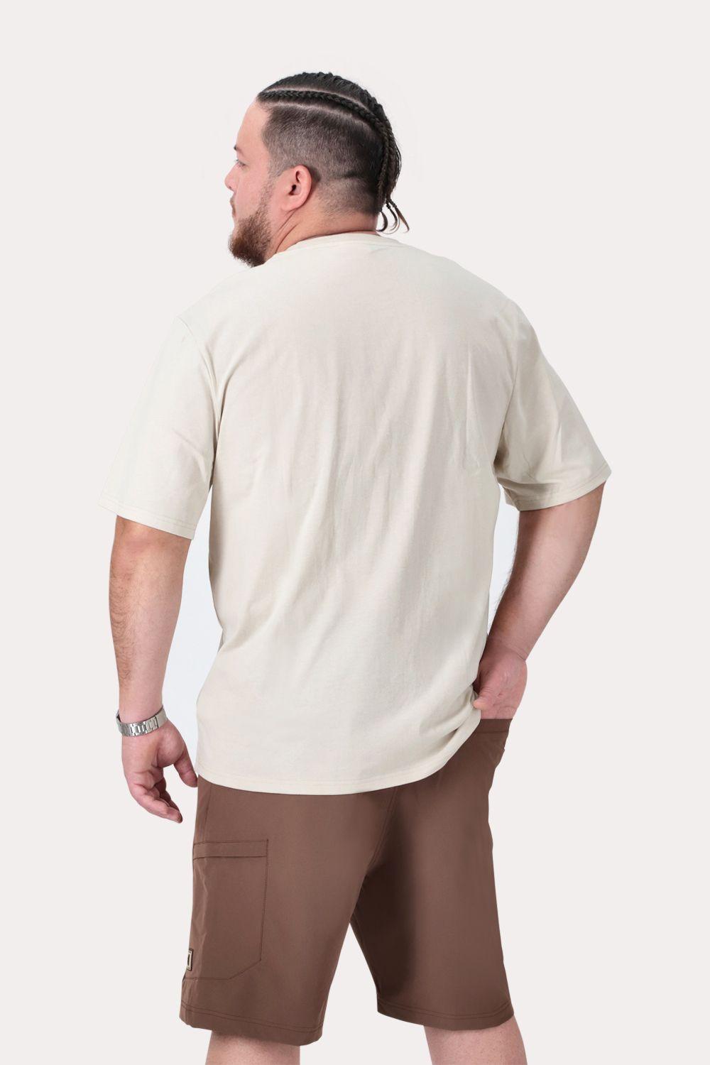 Plus Polera MC Basica Union Sq Beige-1