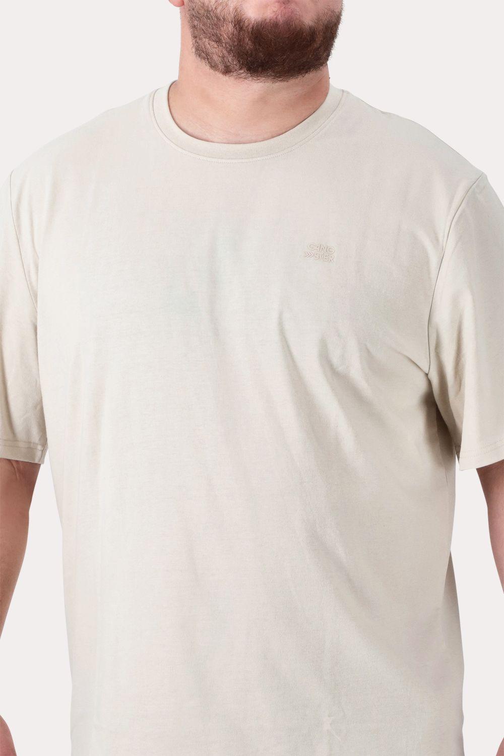 Plus Polera MC Basica Union Sq Beige-2