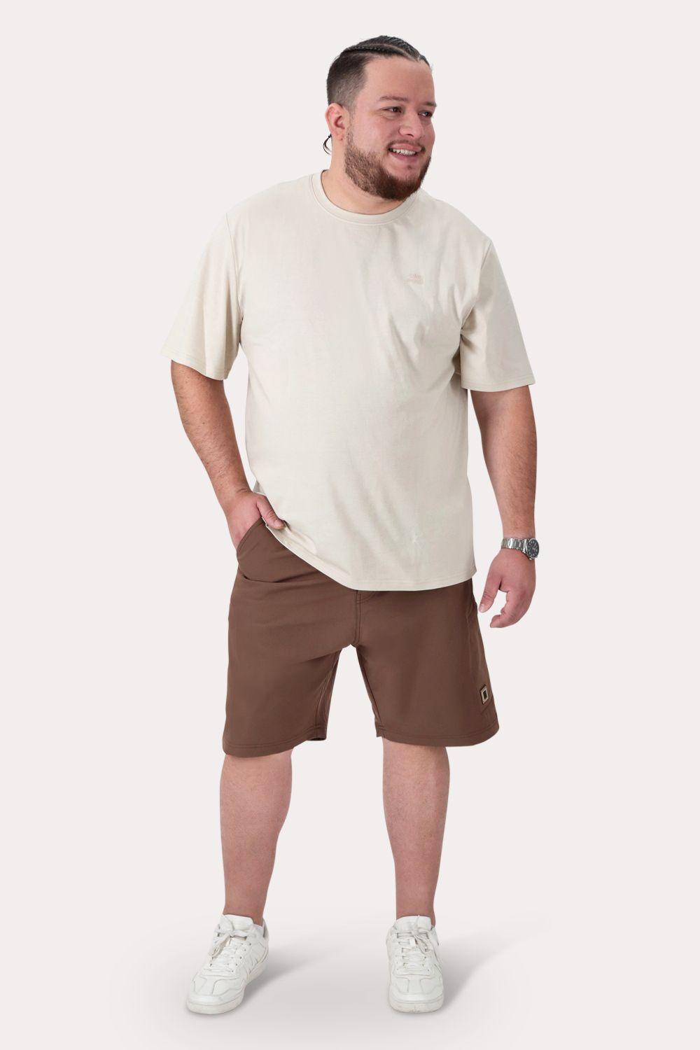 Plus Polera MC Basica Union Sq Beige-3