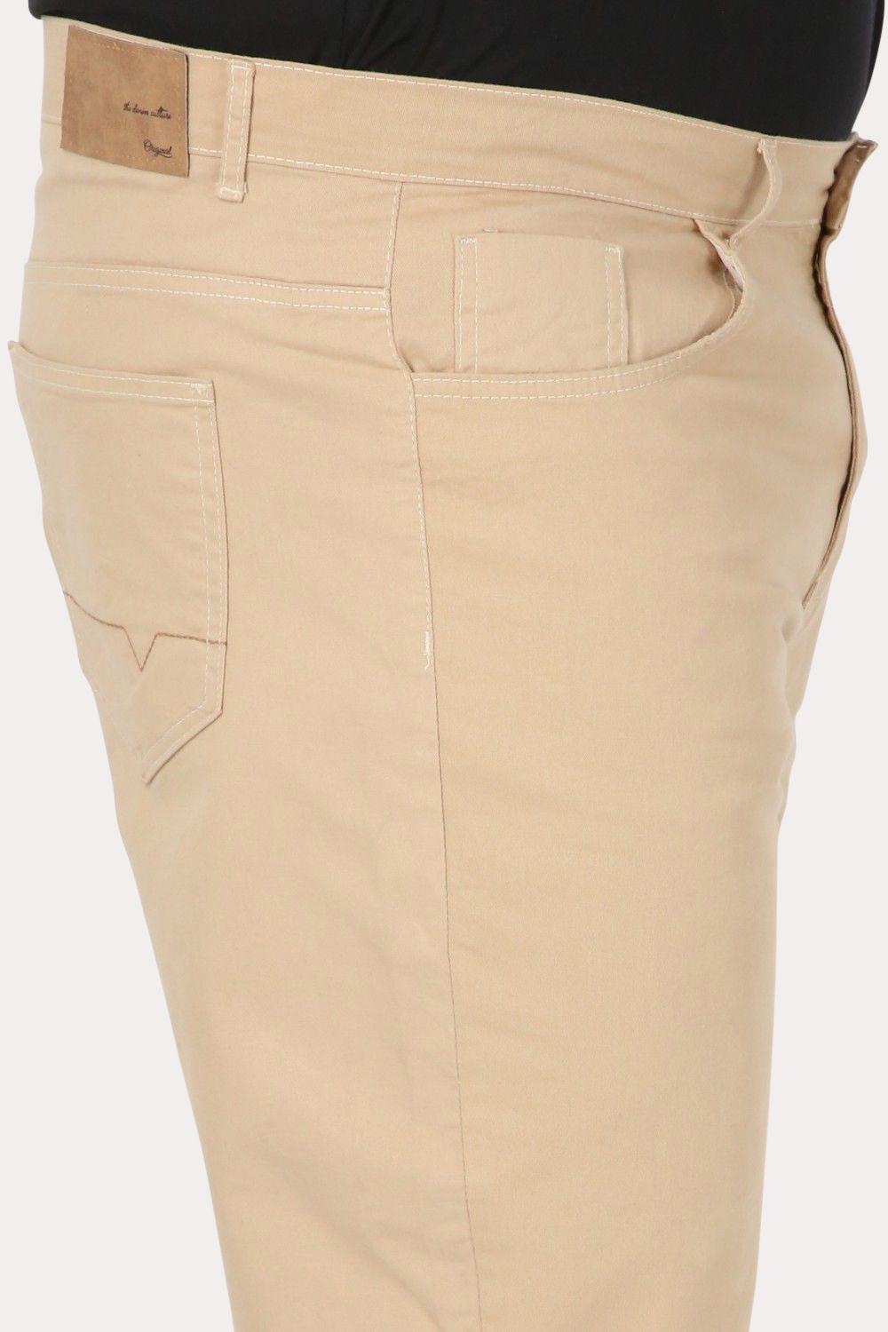 Plus Short Bermuda Canvas Palha Caramelo Gangster-2