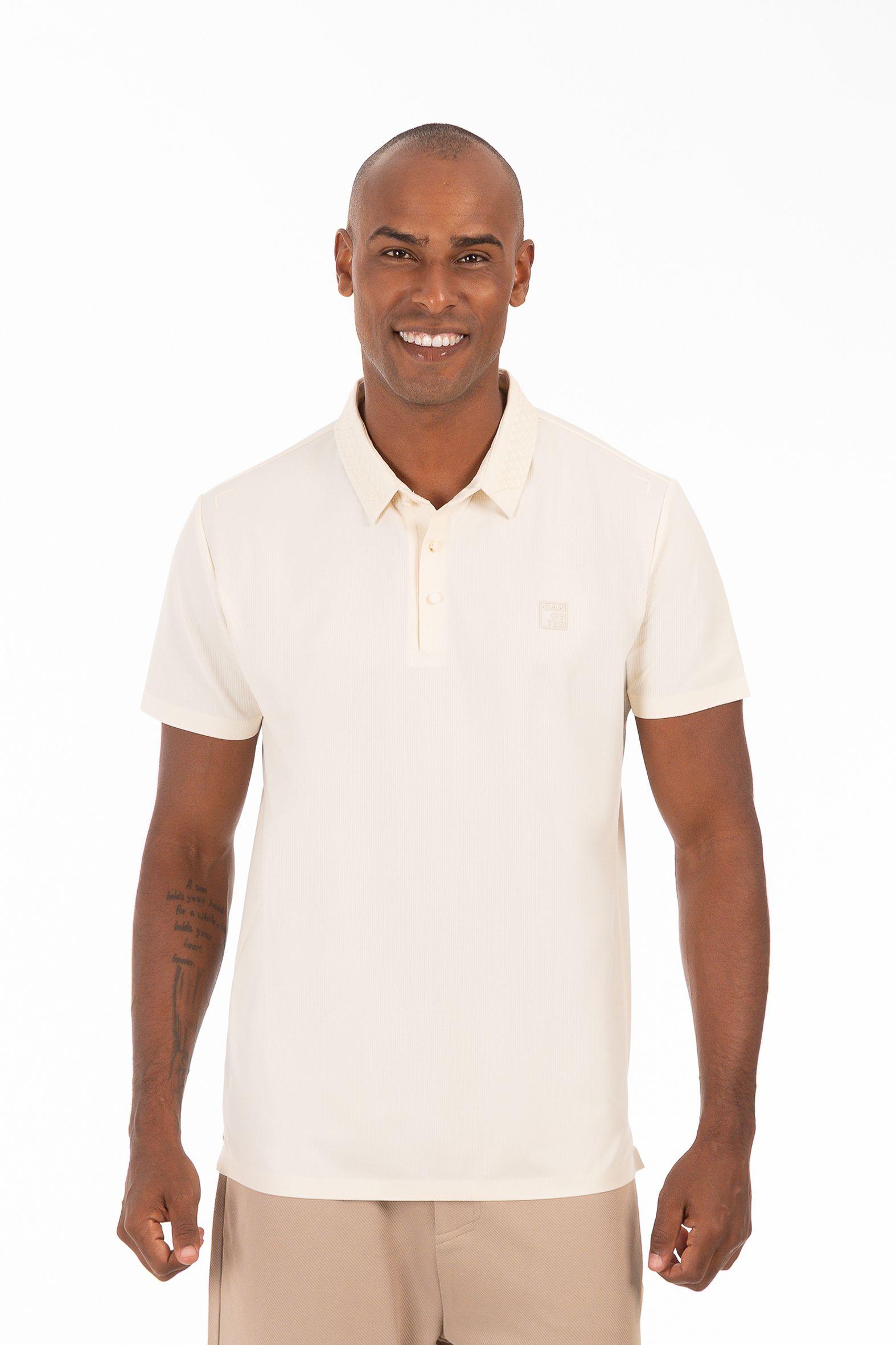 Polera Polo Poliamida Rockway Beige-0
