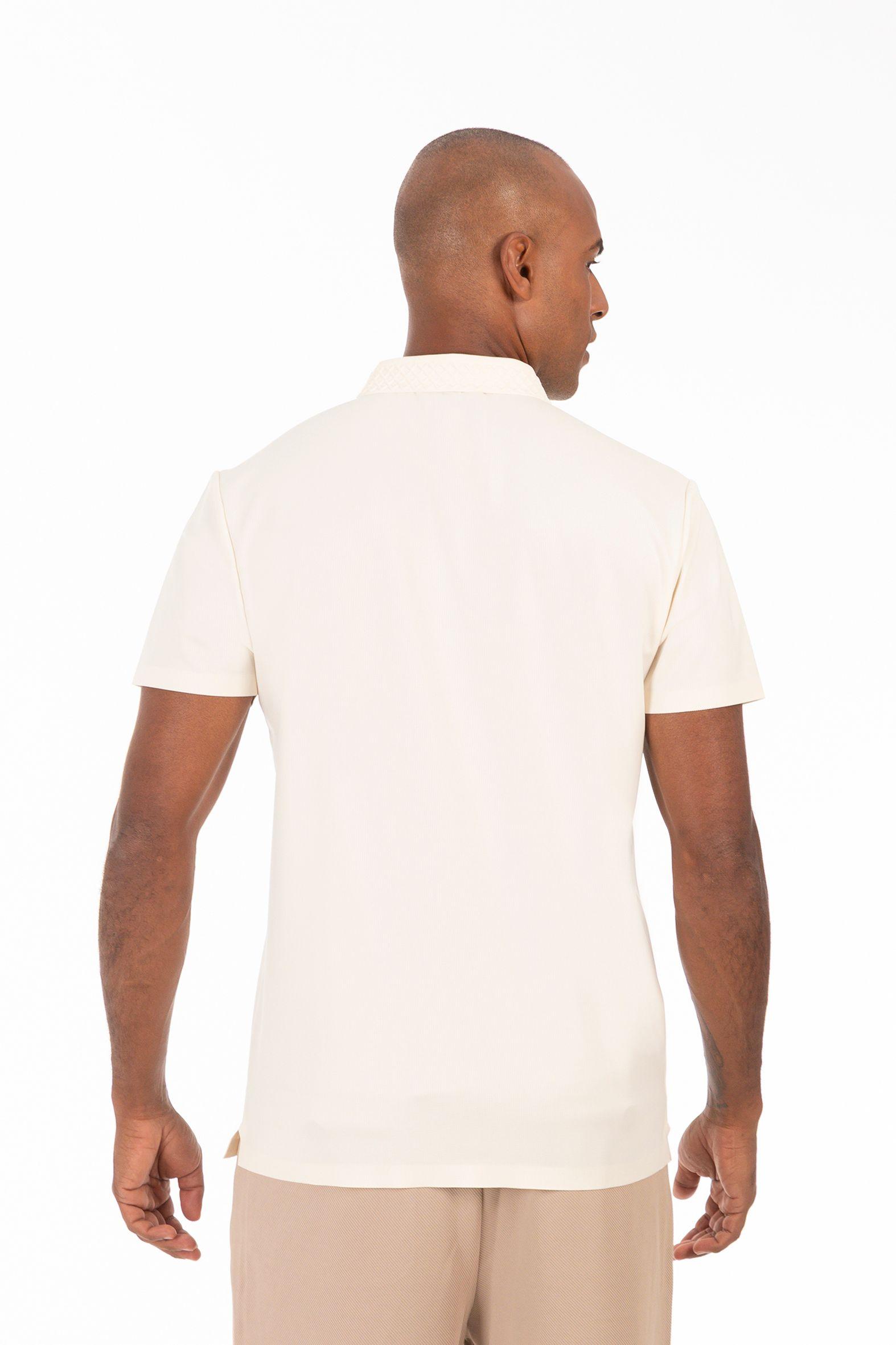 Polera Polo Poliamida Rockway Beige-1