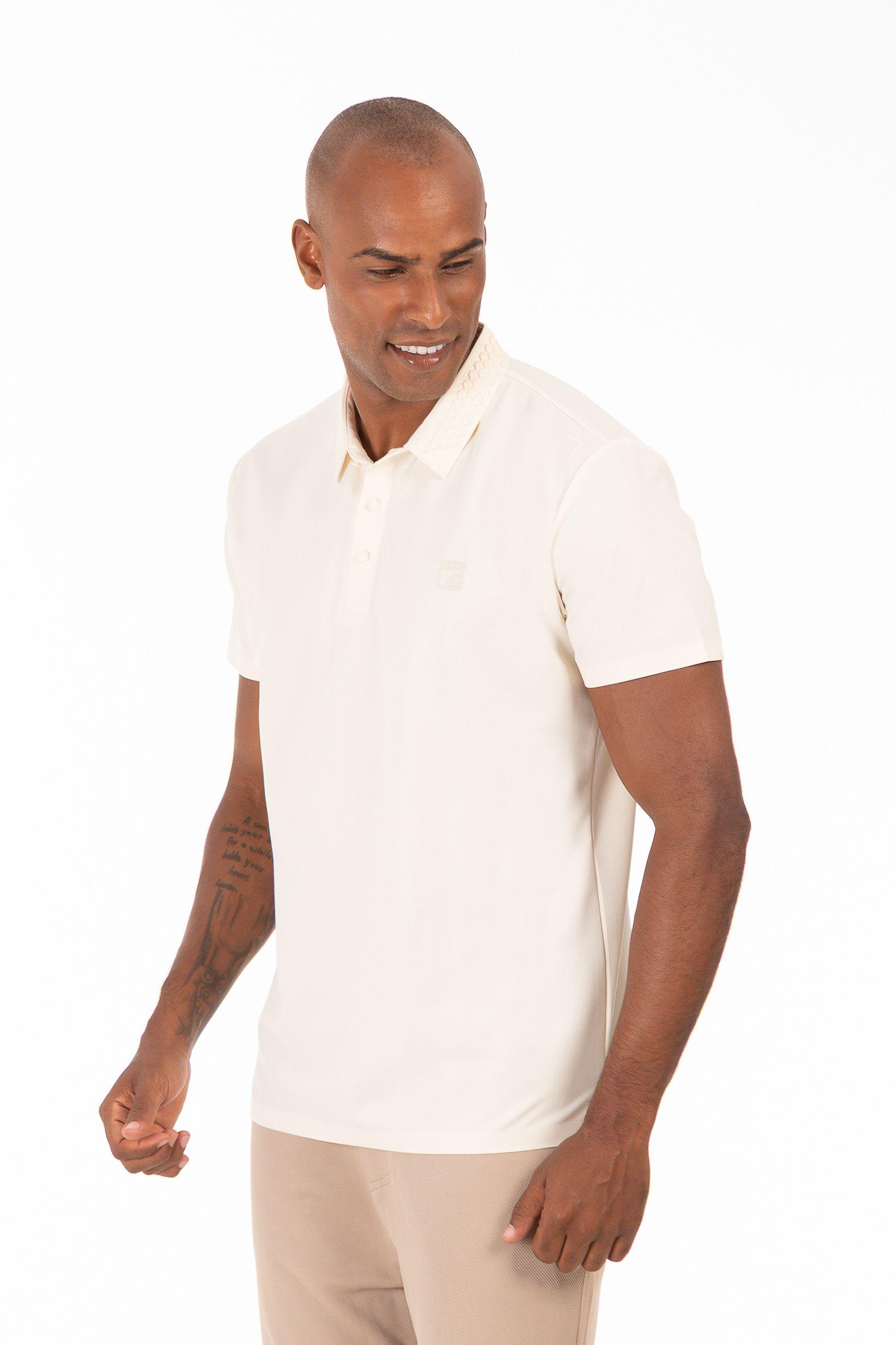 Polera Polo Poliamida Rockway Beige-2