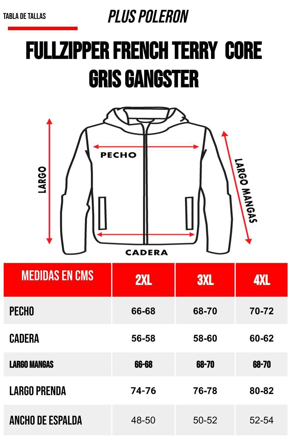 Plus Poleron Hoodie Core Gris Gangster-4