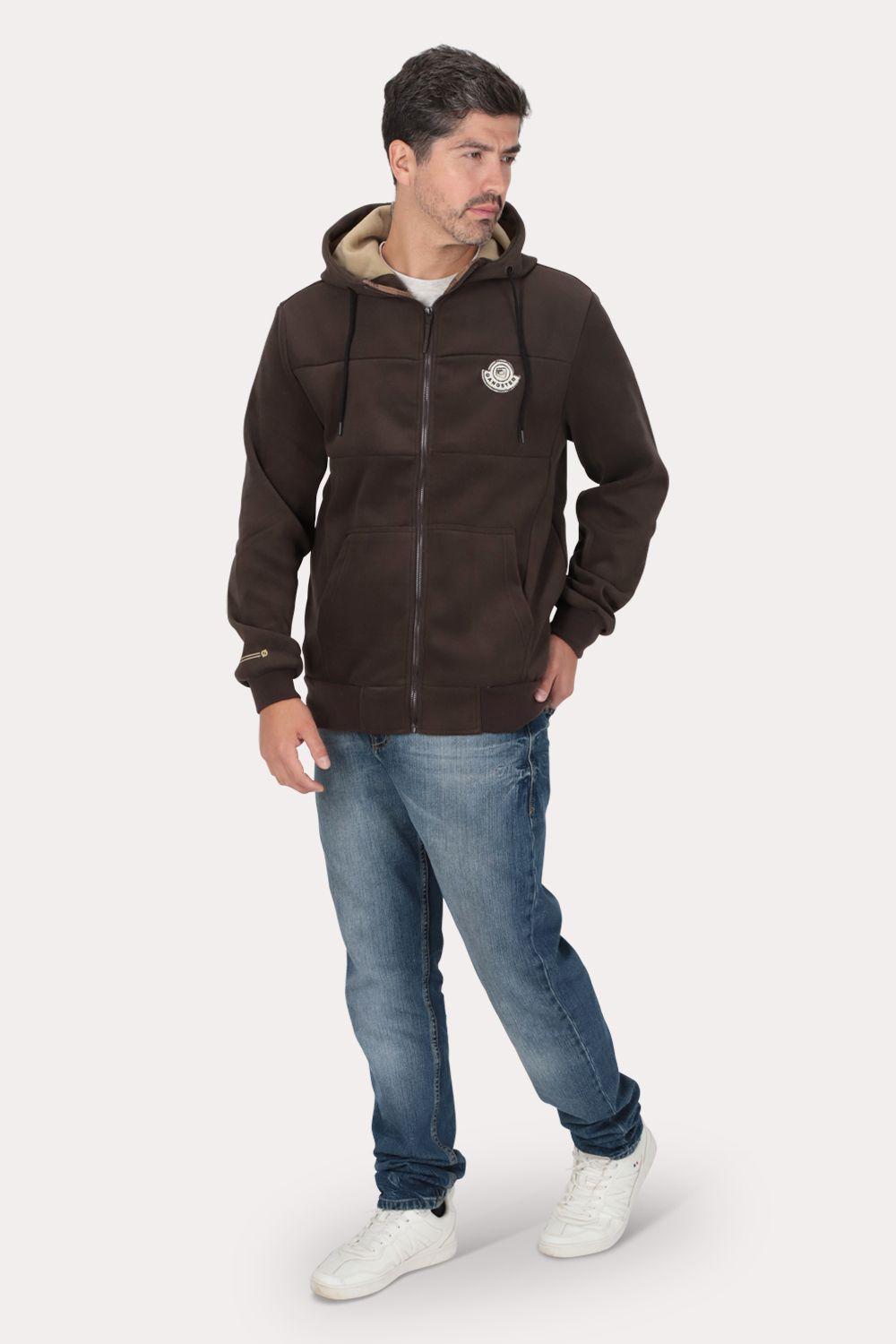 Poleron Full Zipper Nordvik Cafe Gangster-3