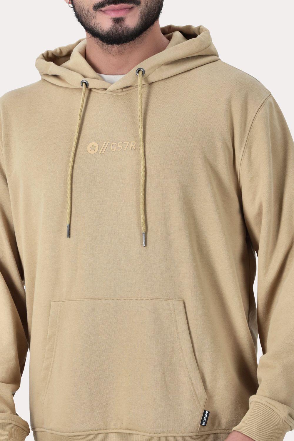 Poleron Hoodie  Fleece 181 St Mostaza-2