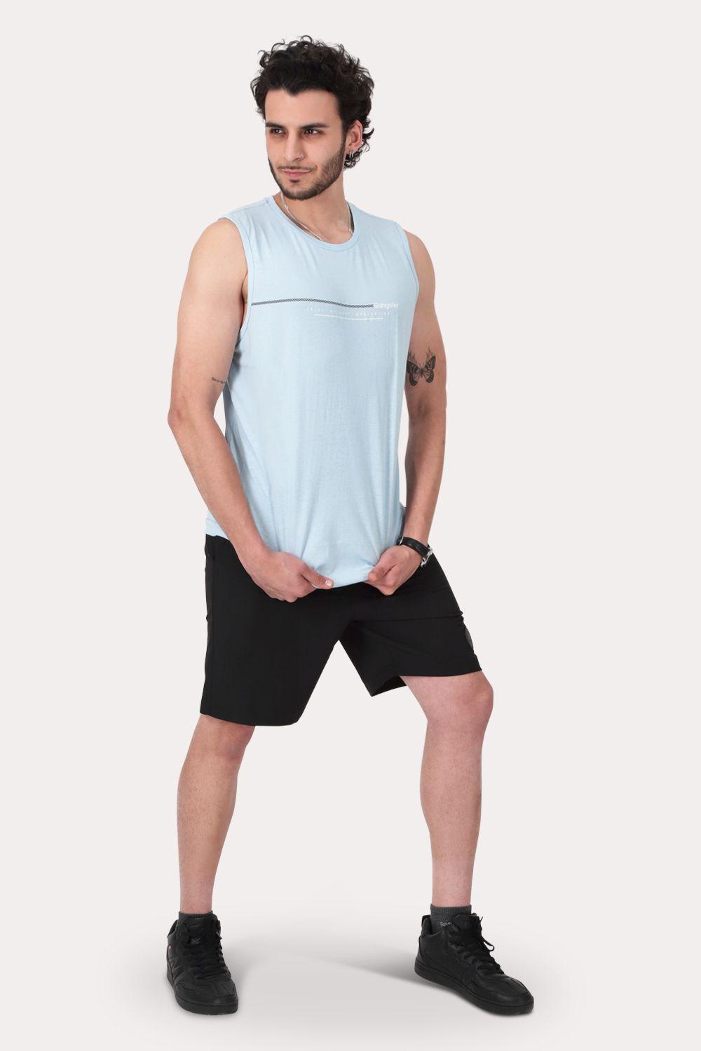 Polera Sm United Celeste Gangster-3