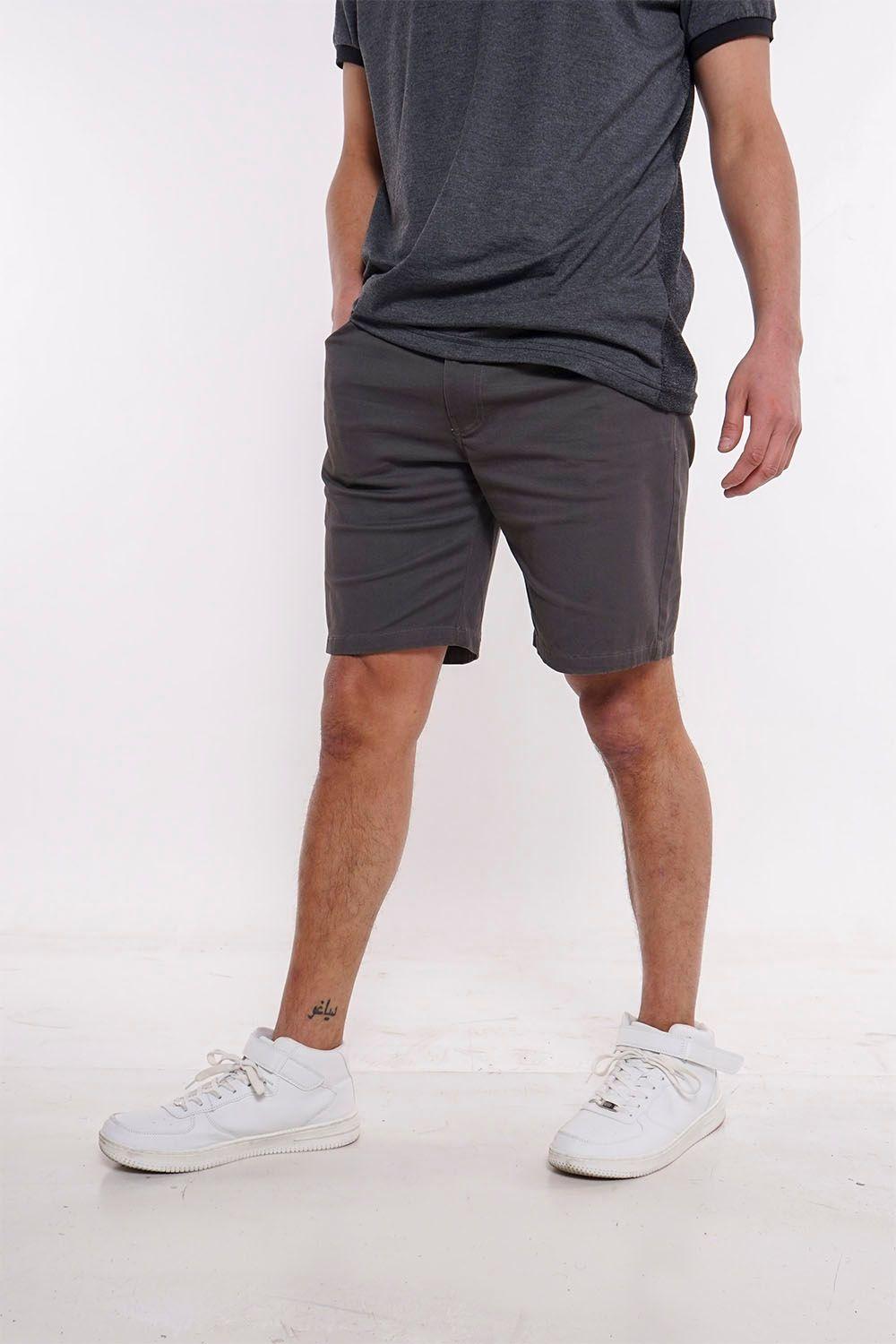 Short Canvas Heavy Gris Gangster-0