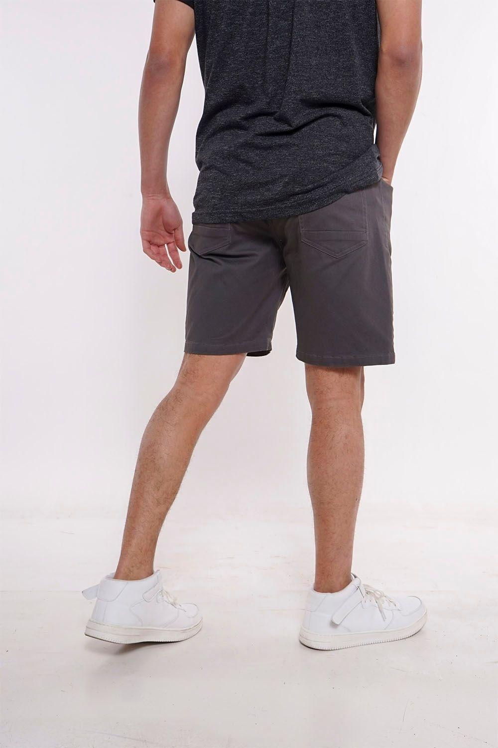 Short Canvas Heavy Gris Gangster-1