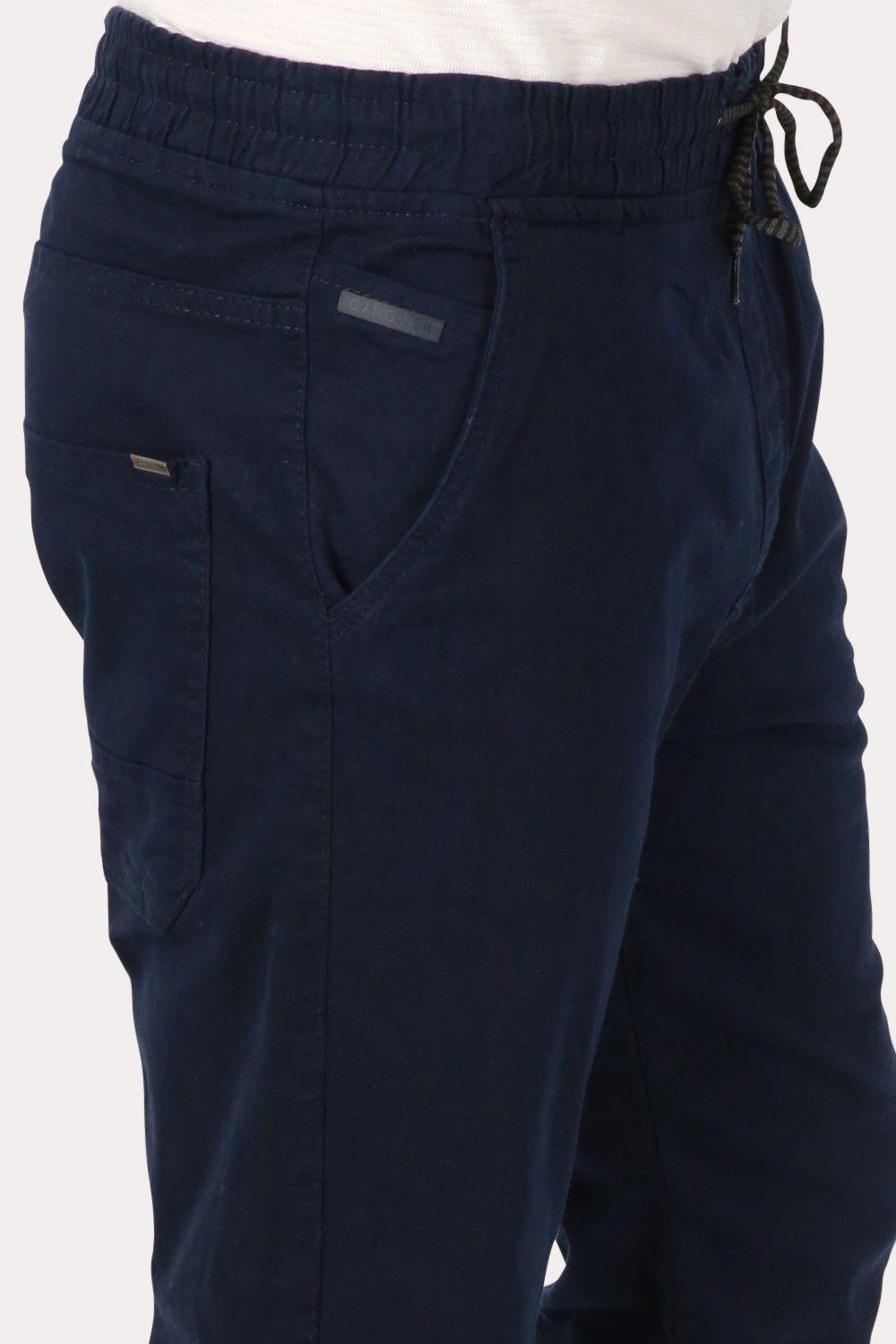 Pantalon Jogger Canvas 0 Azul Gangster-2