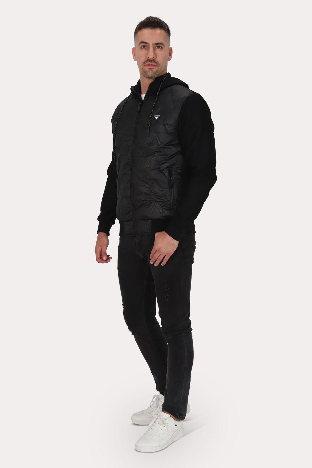 Chaqueta Hibridas Loom Negro Gangster-3