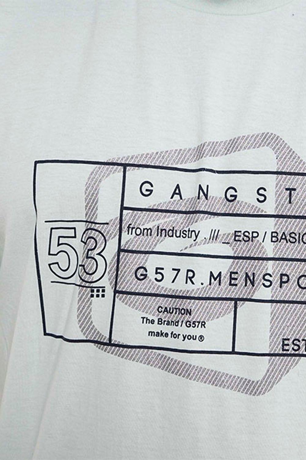 Plus Polera Mc Básica Caut Verde Gangster-1