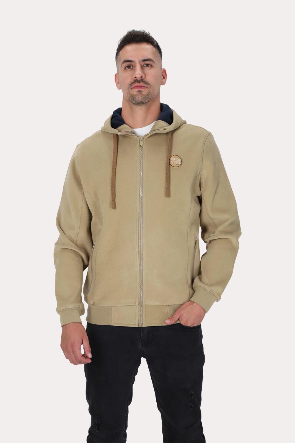 Poleron Full Zipper Outland Cafe Gangster-0