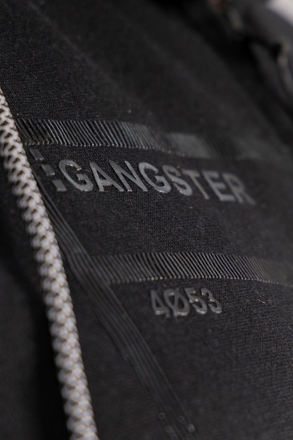 Plus Poleron Full Zipper Sili Negro Gangster-2