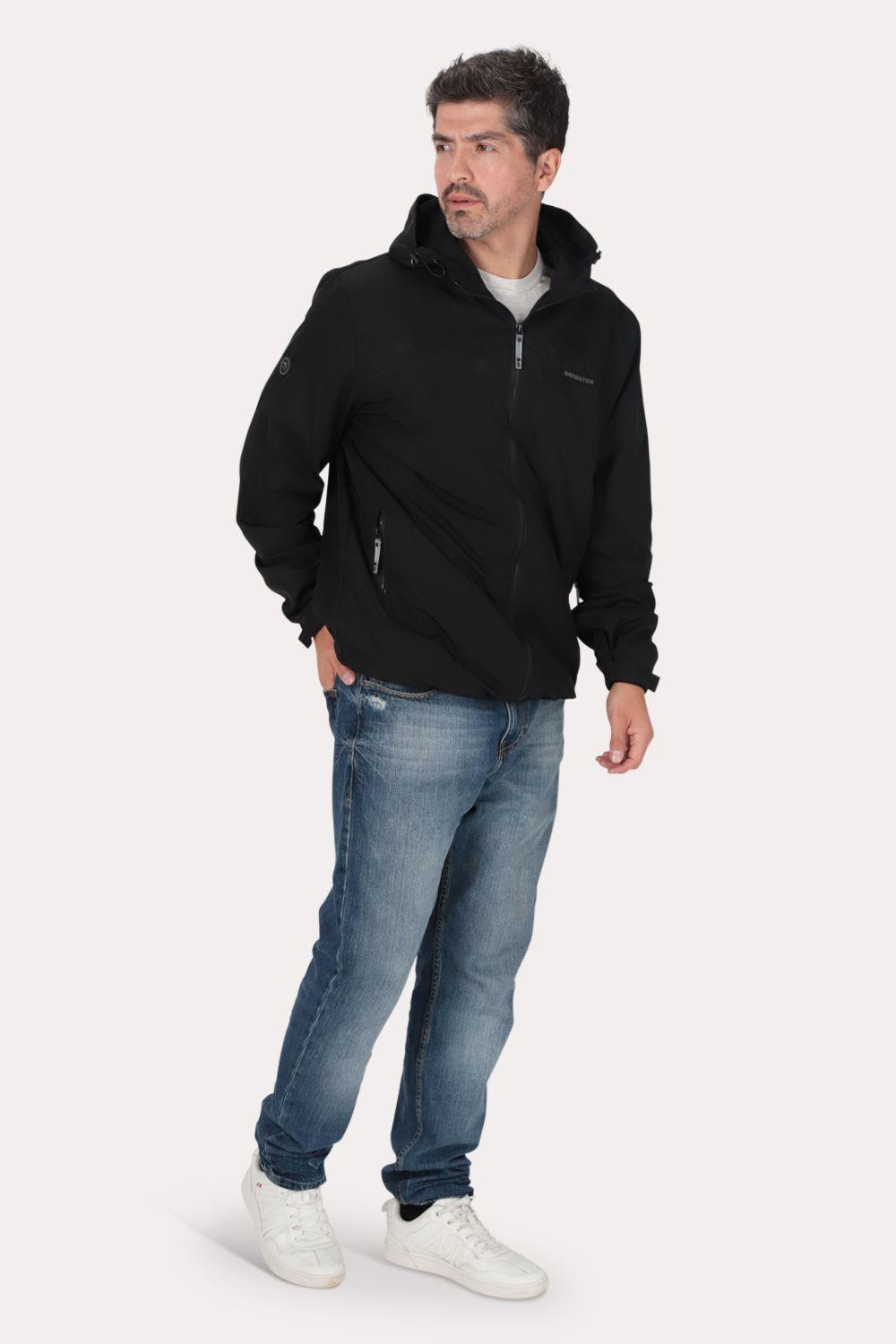 Plus Cortaviento Chill Negro Gangster-3