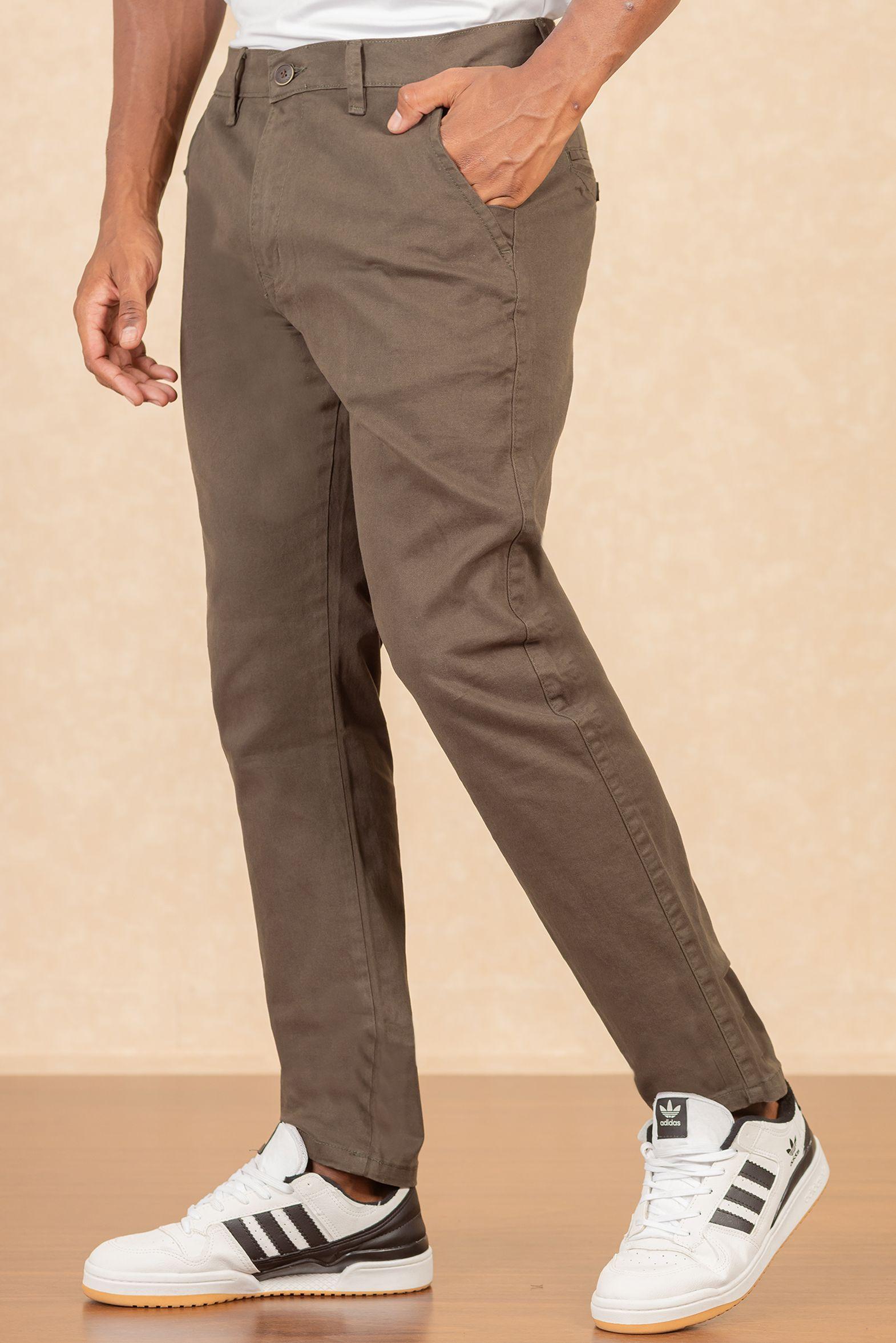 Pantalon Canvas Liso 0 VerdeGangster-1