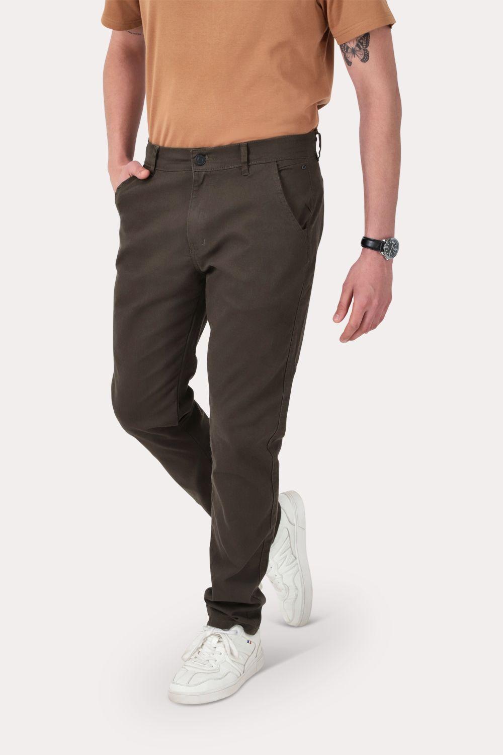 Pantalon Canvas Liso 0 VerdeGangster-0