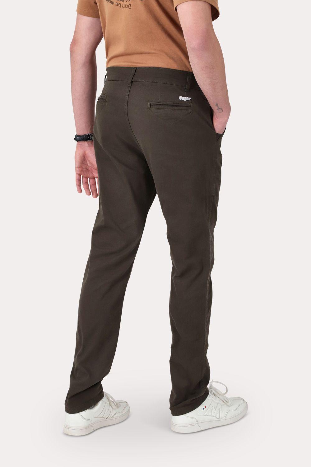Pantalon Canvas Liso 0 VerdeGangster-1