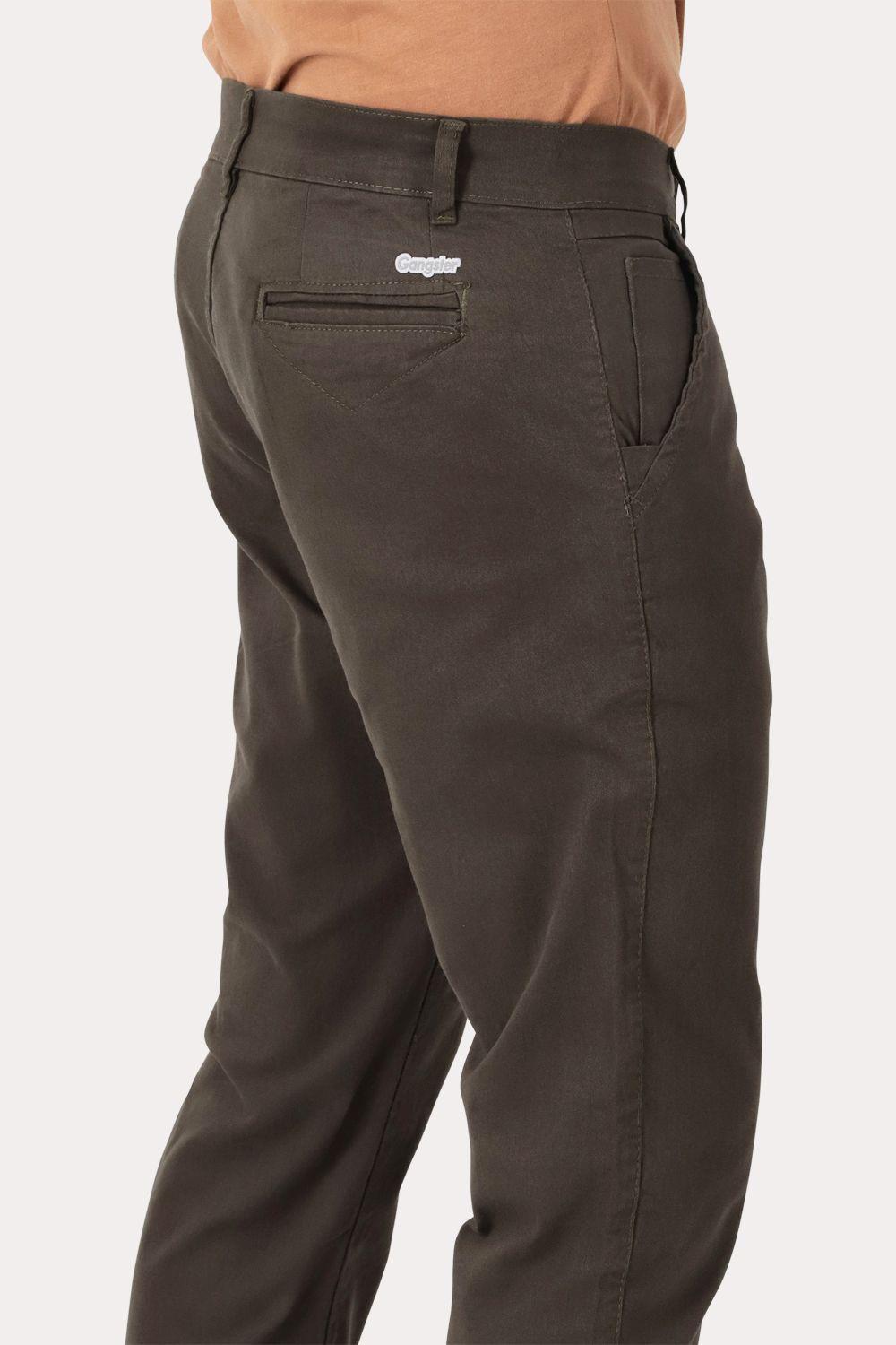 Pantalon Canvas Liso 0 VerdeGangster-2