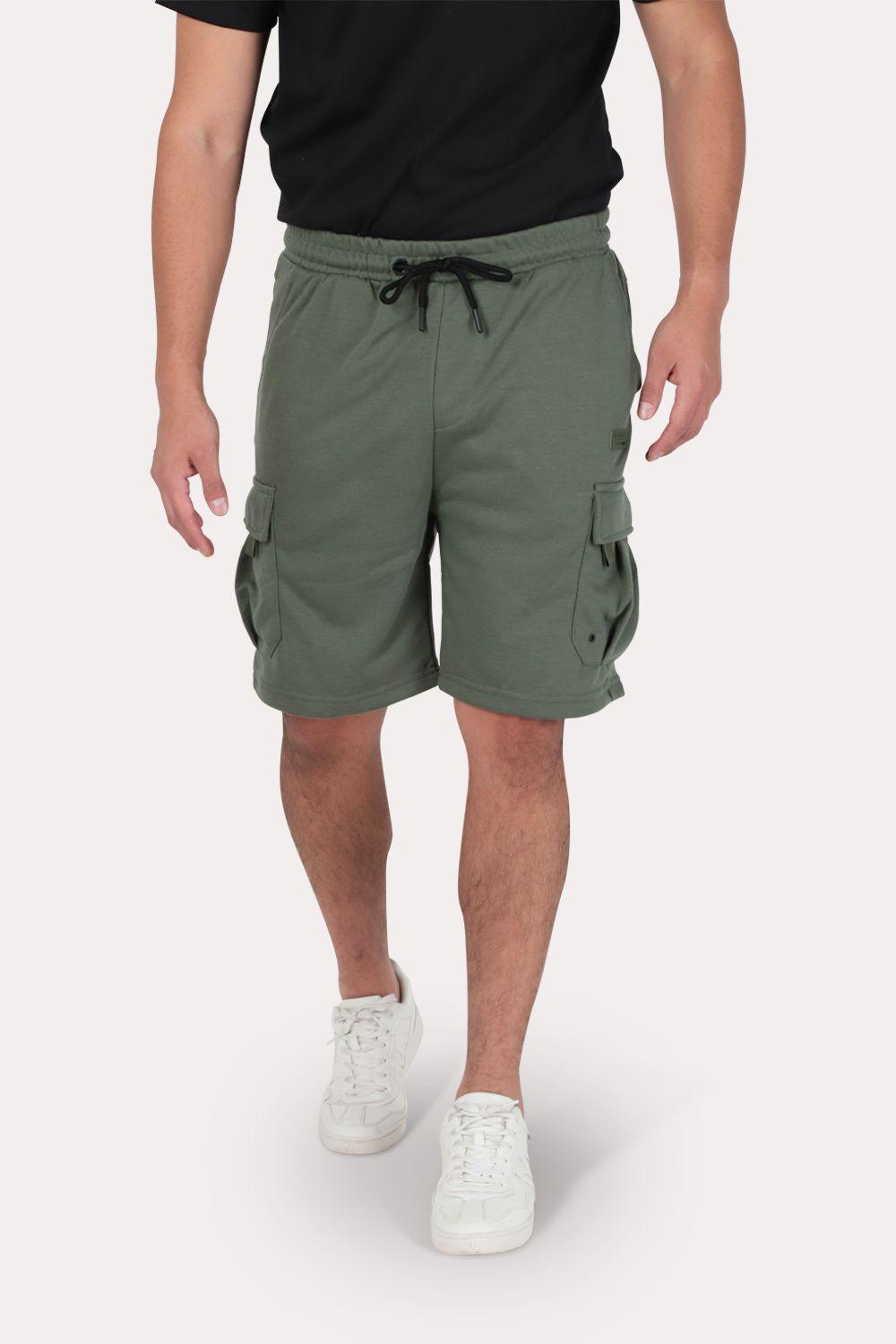 Short Bermuda Jogger Cargo Vibe Verde Gangster-0