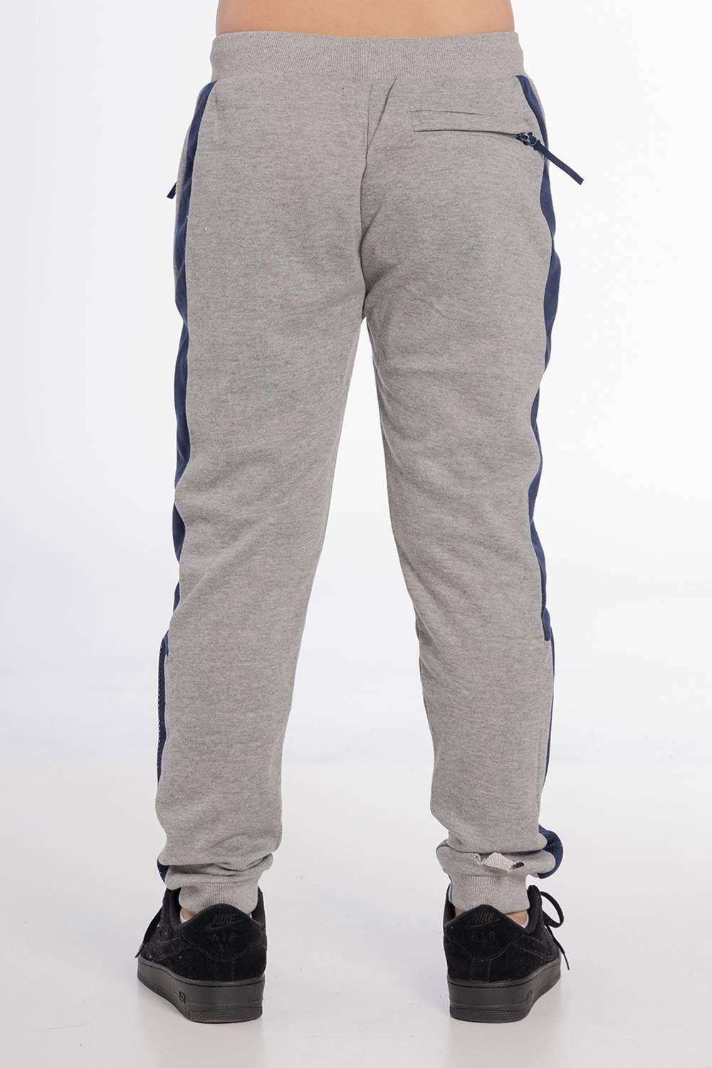 Teen Buzo Liviano Distortion Gris Gangster-1