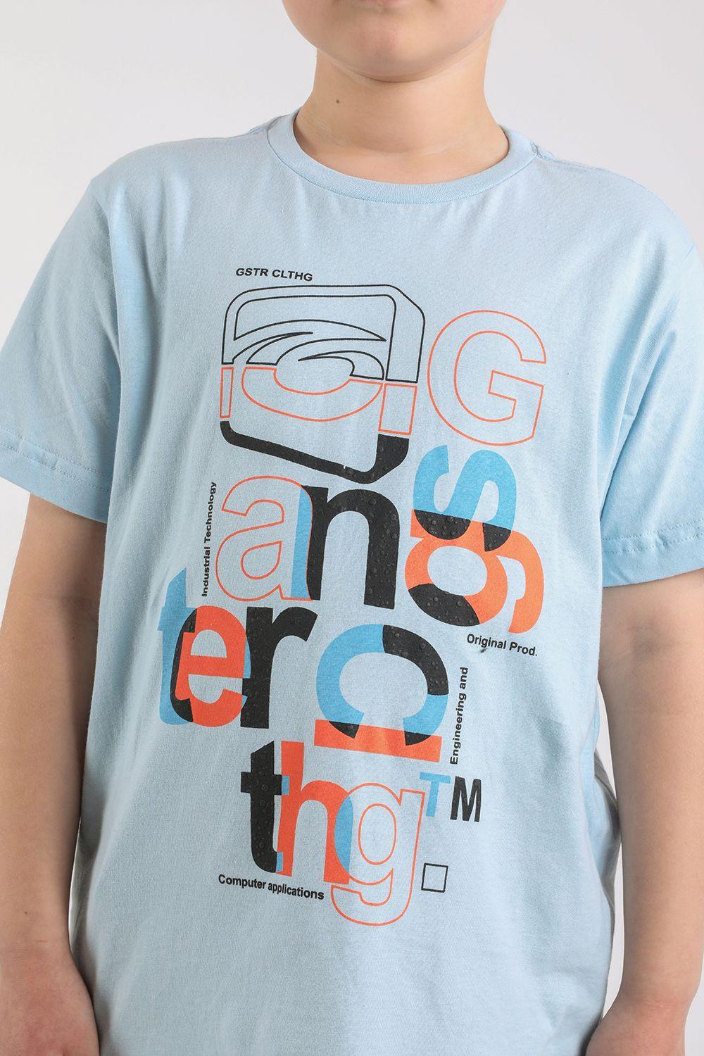 Teen Polera Mc Básica Treasure Celeste Gangster-2
