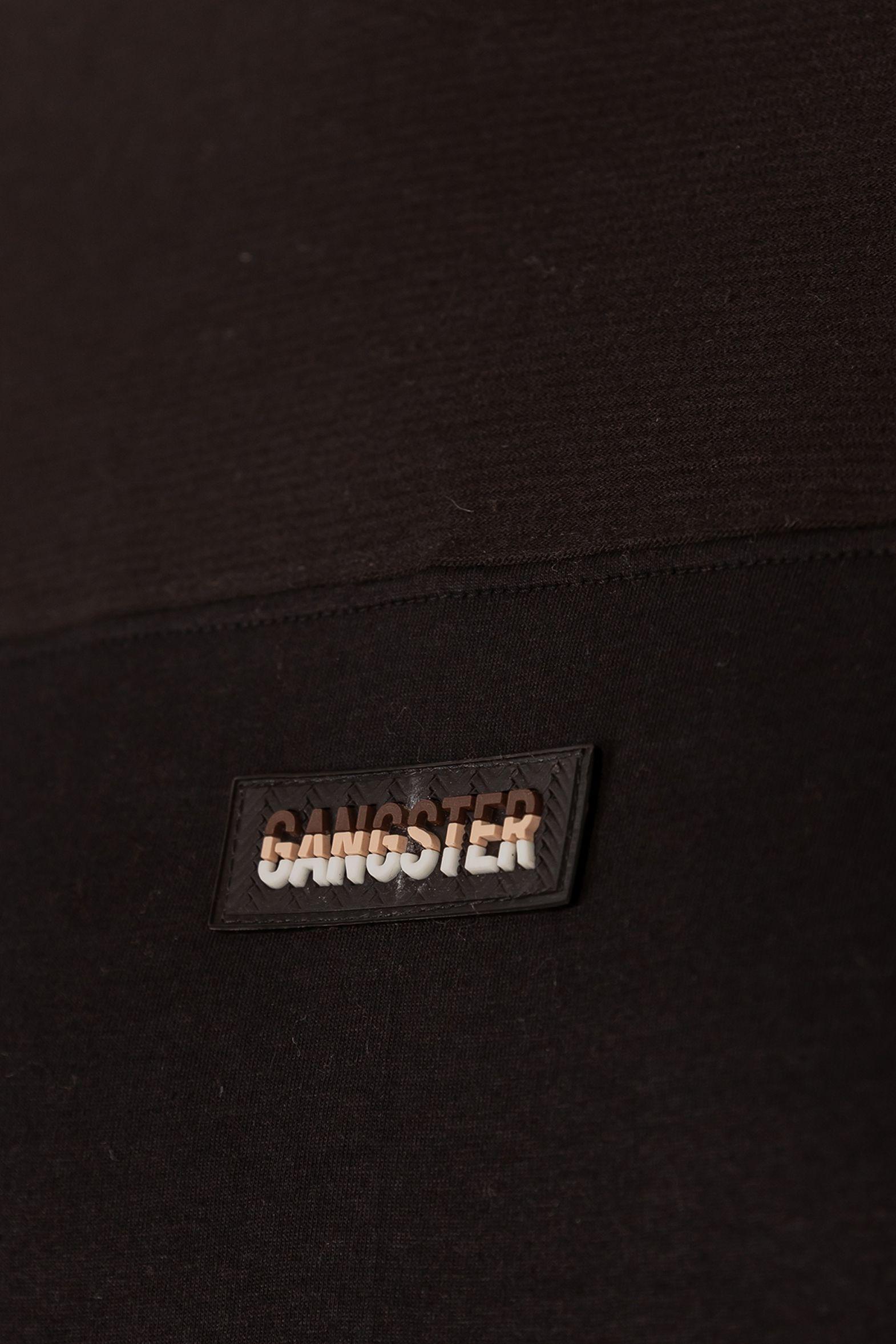 Plus Polera Ml Basica Rib Negro Gangster-3