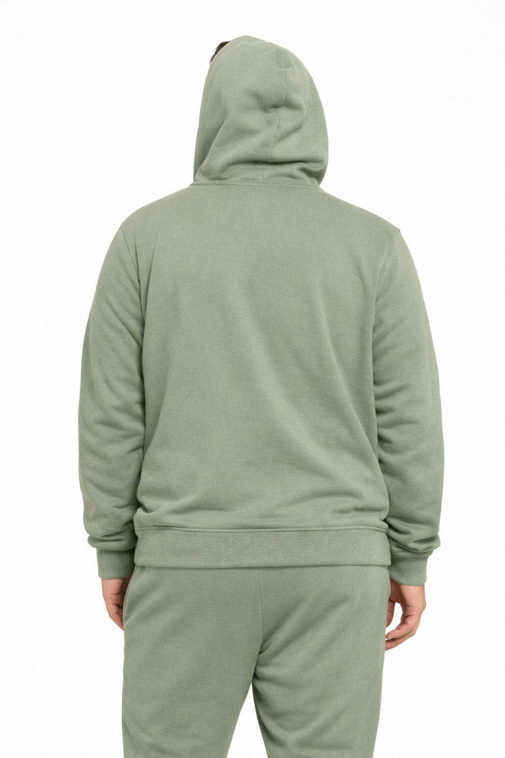 Plus Poleron Fullzipper Step Verde Oliva-1