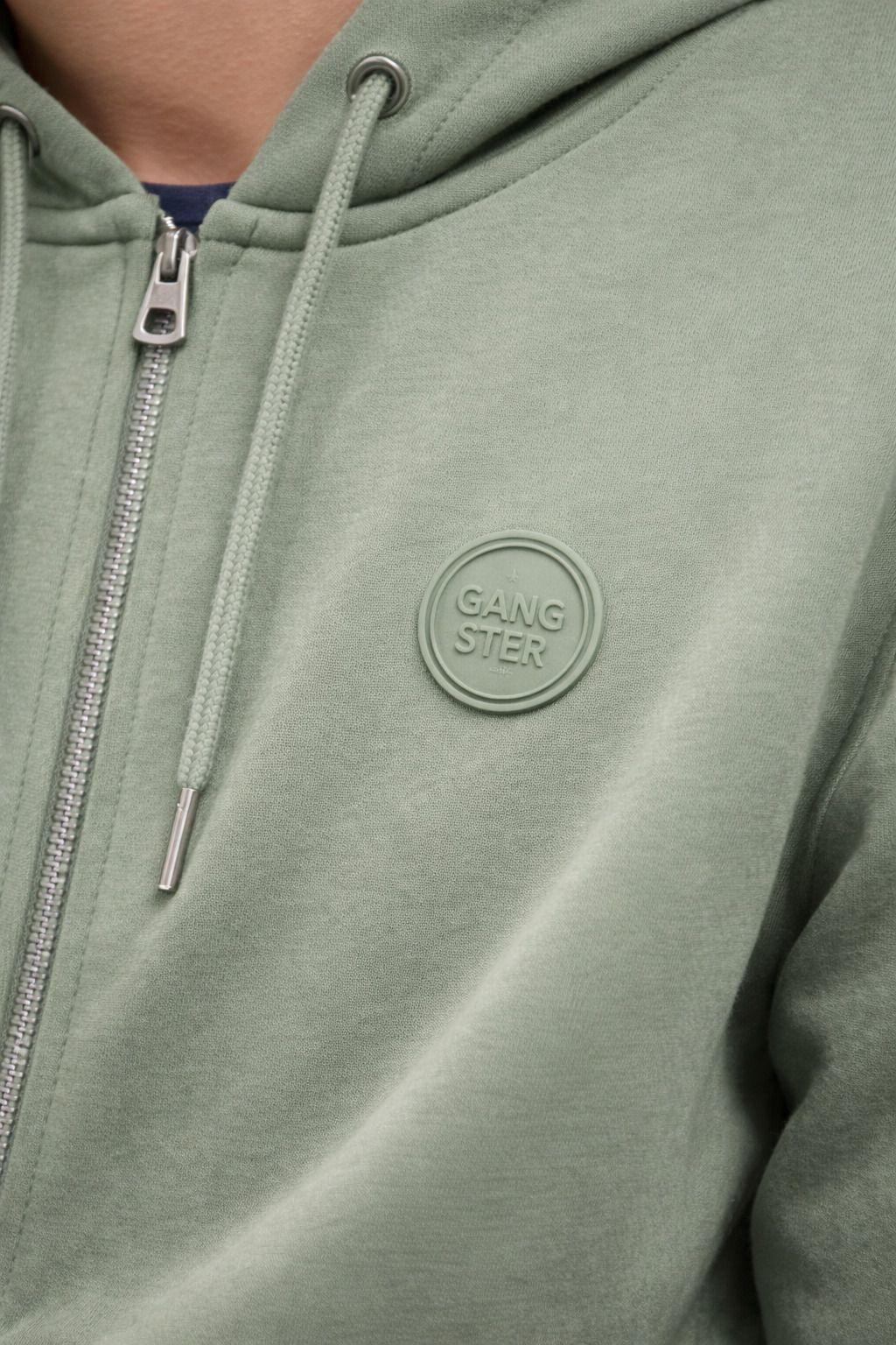 Plus Poleron Fullzipper Step Verde Oliva-3