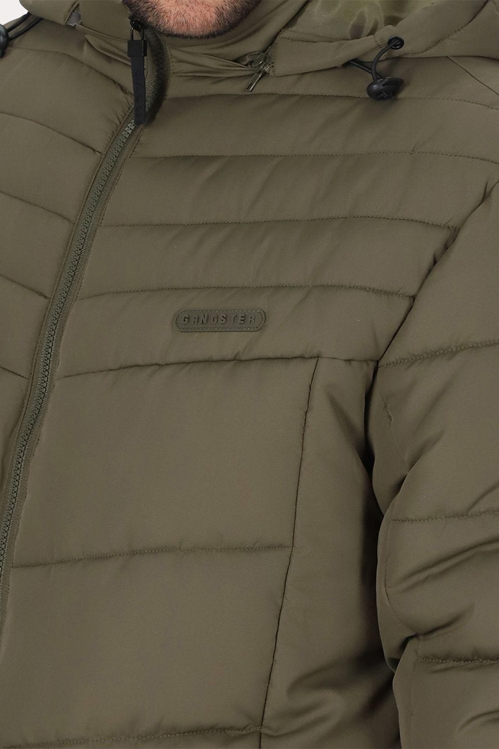 Plus Parka Vetra  Verde Oliva Oscuro Gangster-3