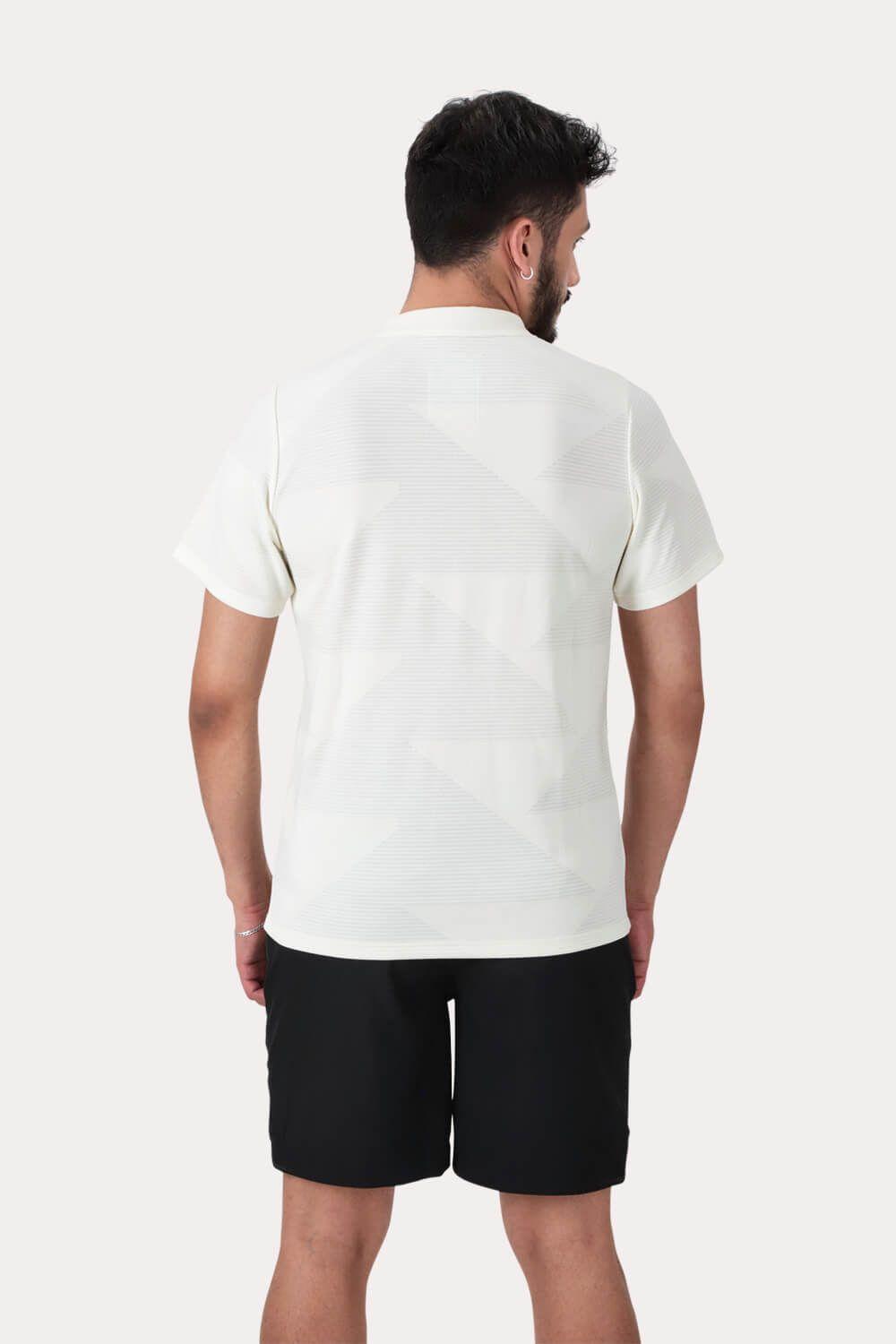 Polera Mc Jaquard Dyckman Crema-1