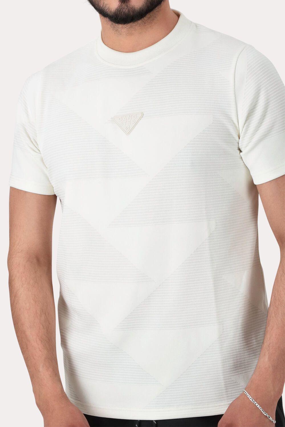 Polera Mc Jaquard Dyckman Crema-2