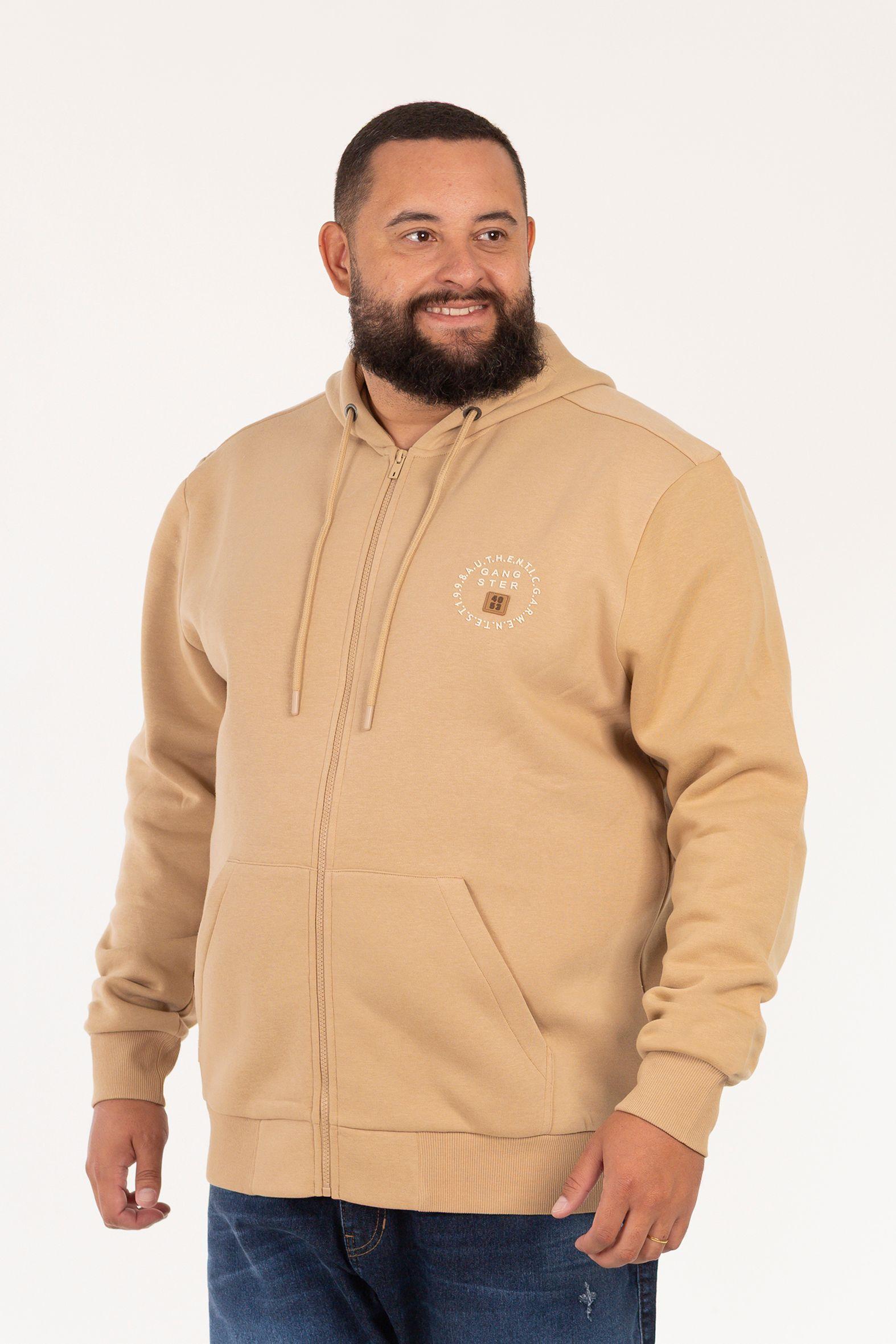 Plus Poleron Fullzipper Keep Beige-2