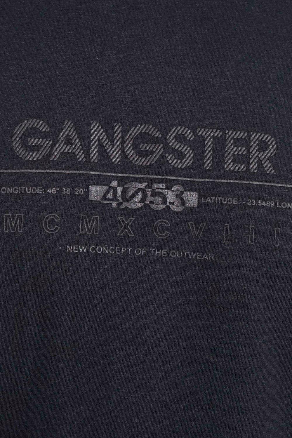 Polera Mc Básica Silber Negro Gangster-2