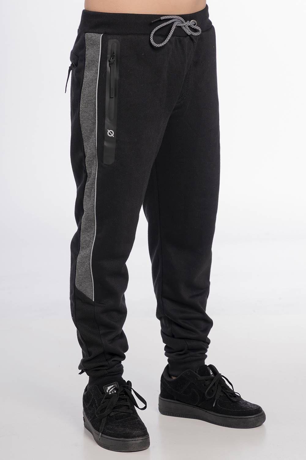Teen Buzo Liviano Ringer Negro Gangster-0