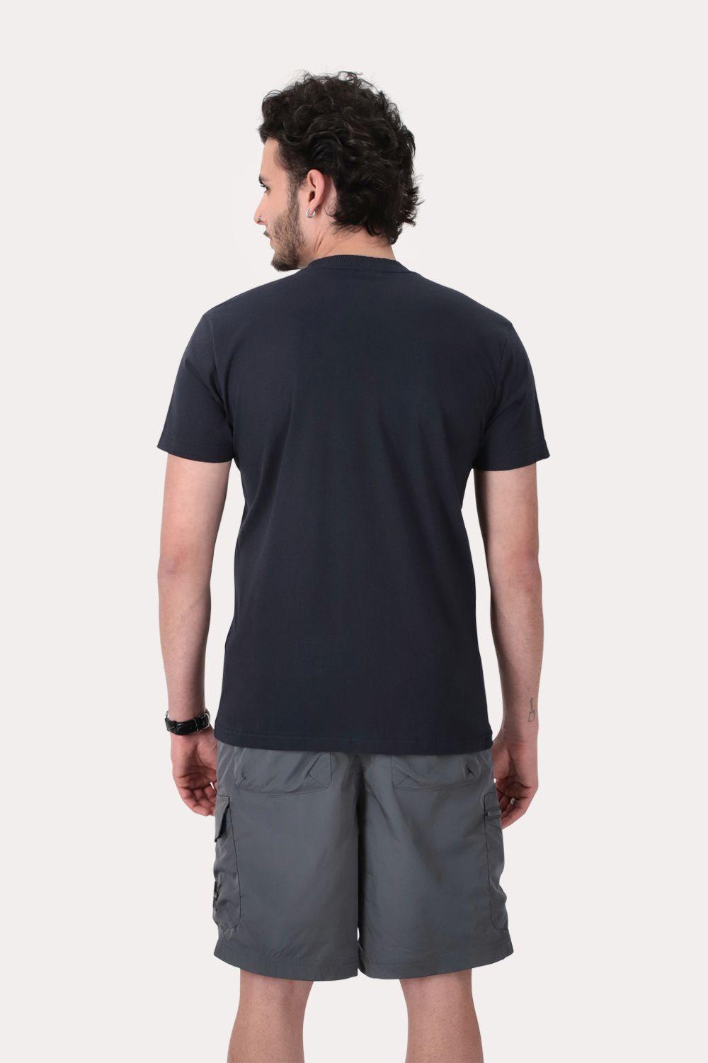 Polera Mc Basica Essex Azul Marino-1