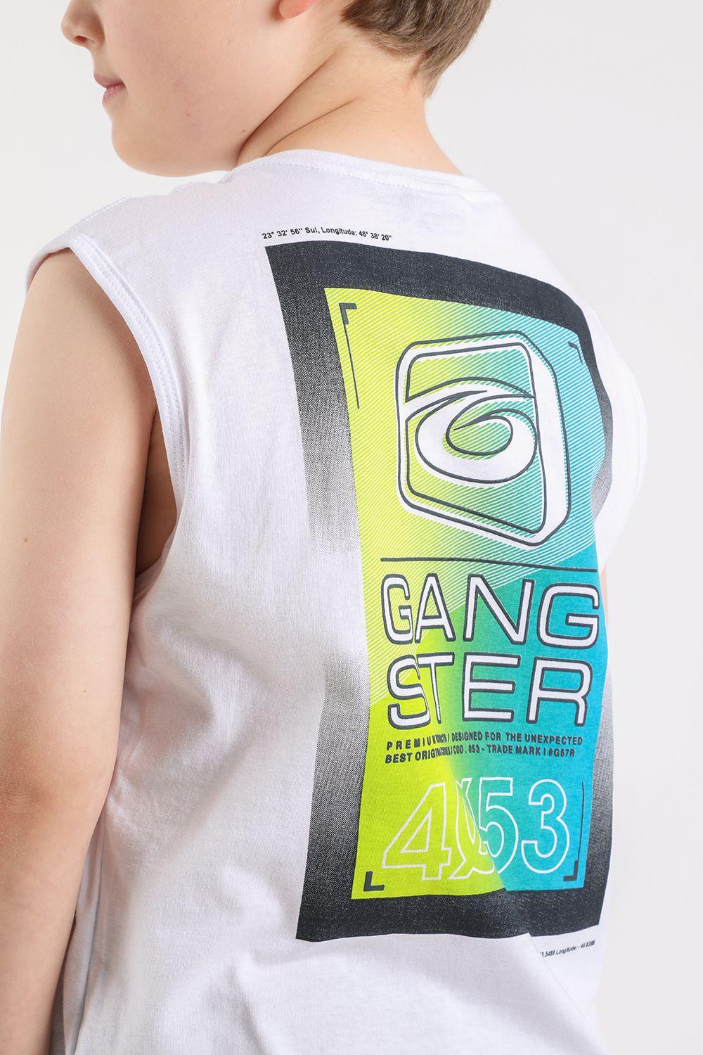 Teen Polera Sm Fronton Blanco Gangster-1