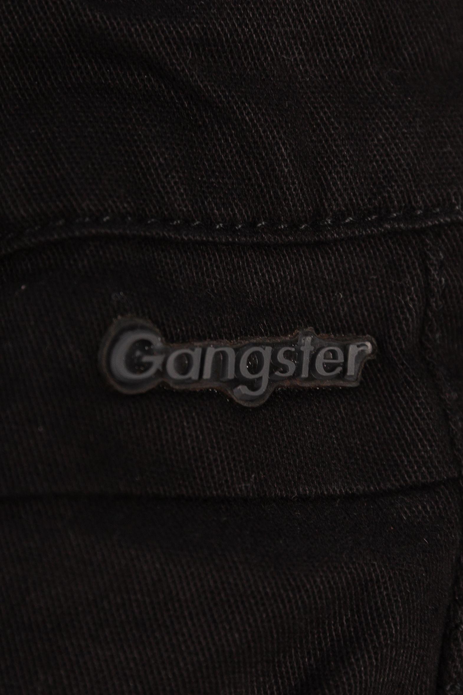 Pantalon Jogger Canvas 1 Negro Gangster-3